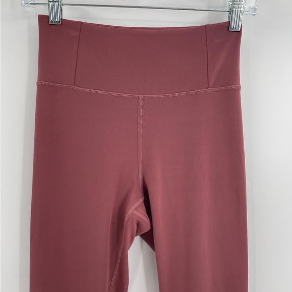 Girlfriend Collective Women’s High Rise Mauve/Rose Leggings Size Small - Picture 4 of 7